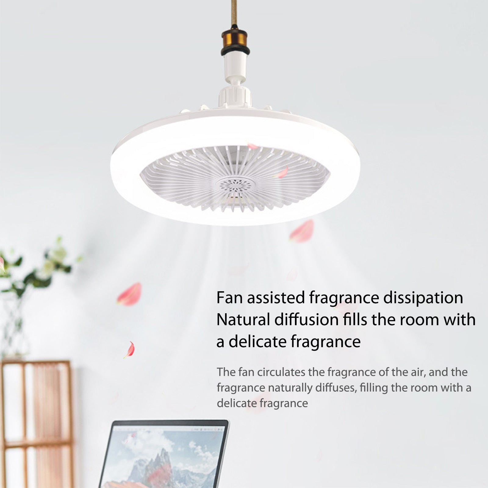 Premium 3u1 ventilator + LED lampa + aromaterapija - Nova Kolekcija