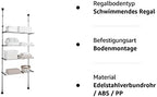 Premium Teleskopska polica za kupatilo - Nova Kolekcija
