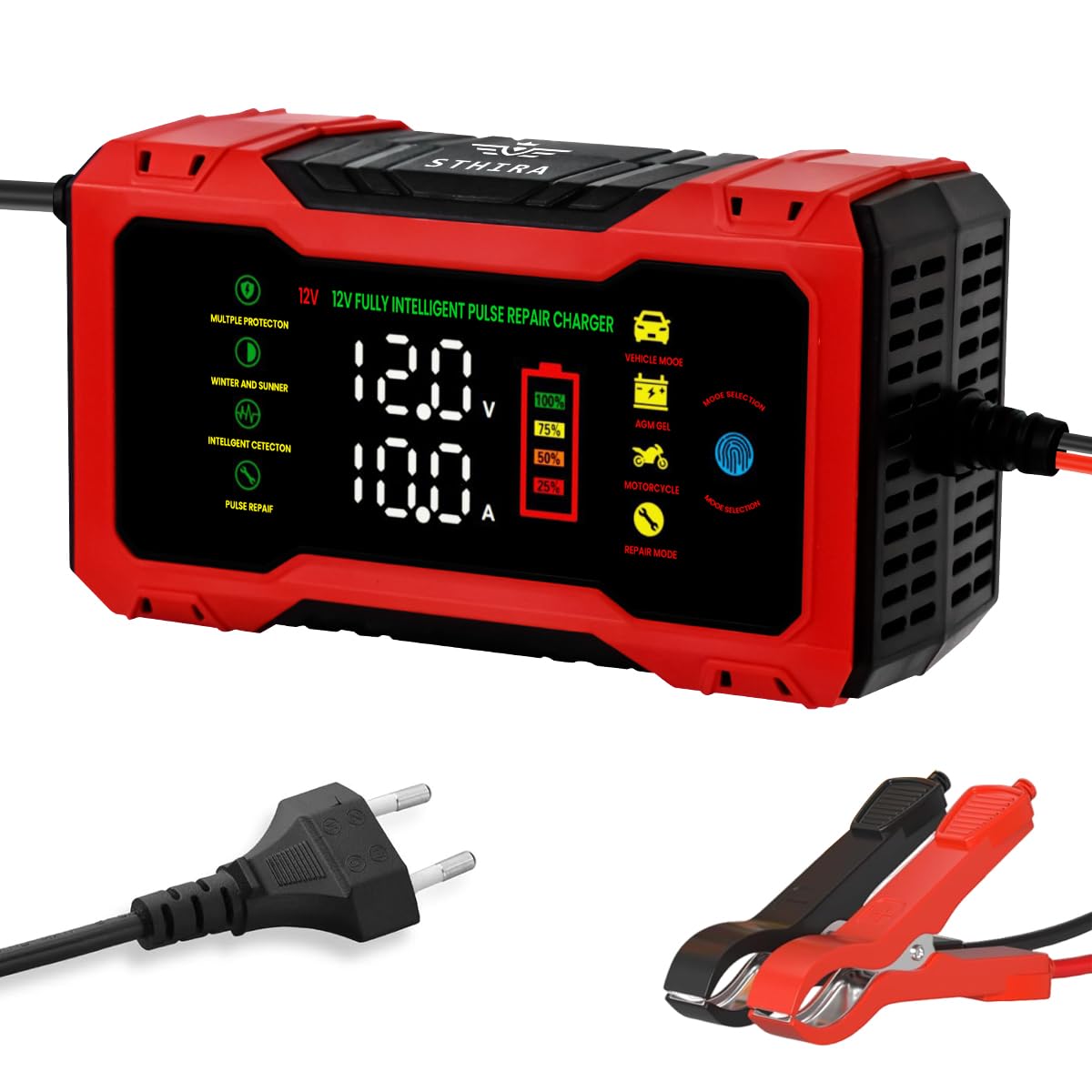 Premium Ultra brzi automatski punjač akumulatora 12V – 6A - Nova Kolekcija