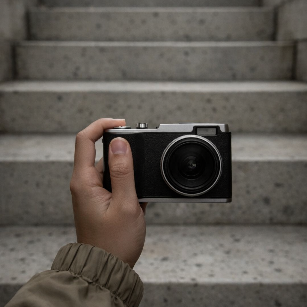 Premium Digitalni retro fotoaparat iz 2000ih - Nova Kolekcija