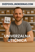 Premium Evropska Utičnica (2 Komada) - Nova Kolekcija