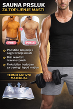 Premium Sauna Prsluk  za Topljenje masti- Muški - Nova Kolekcija