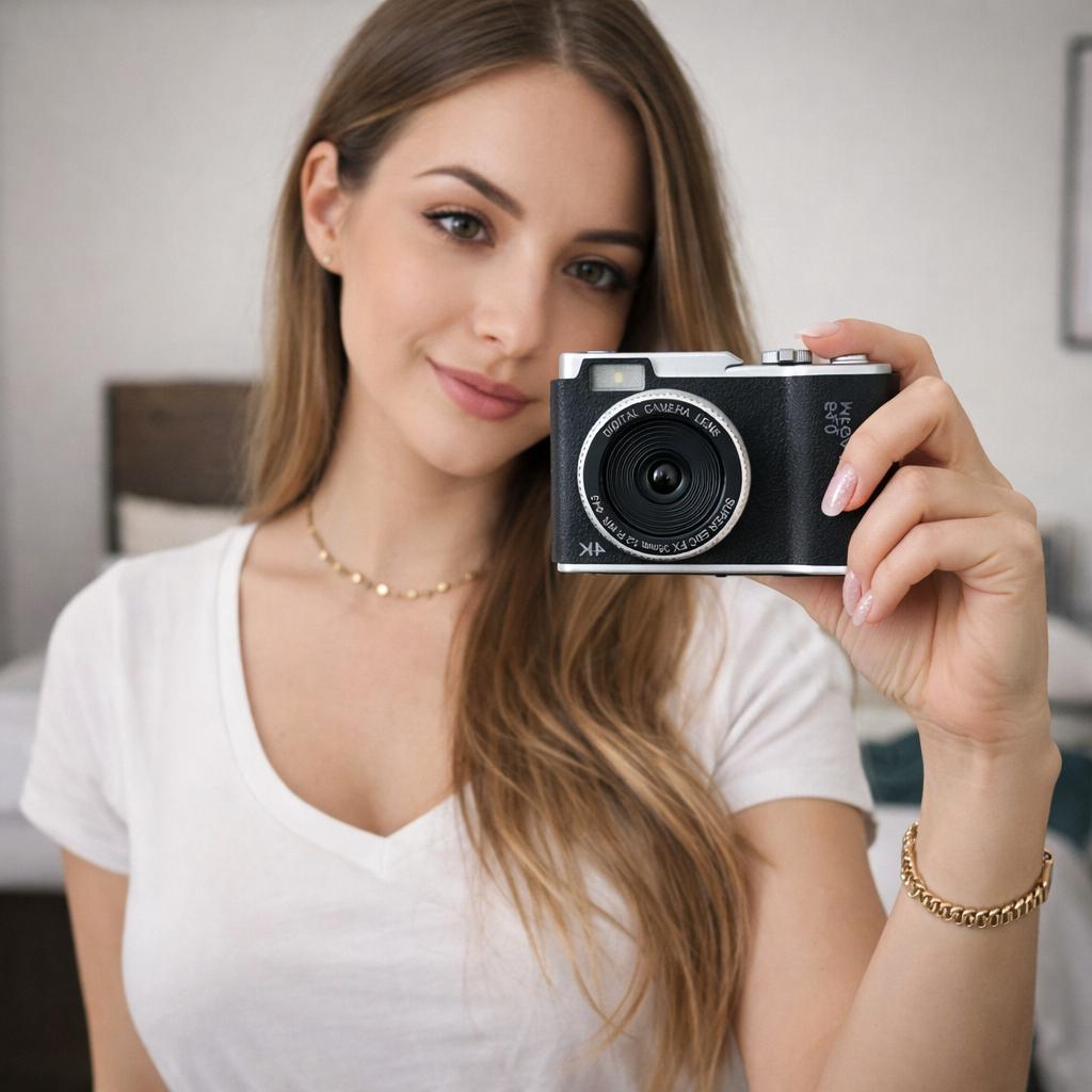 Premium Digitalni retro fotoaparat iz 2000ih - Nova Kolekcija
