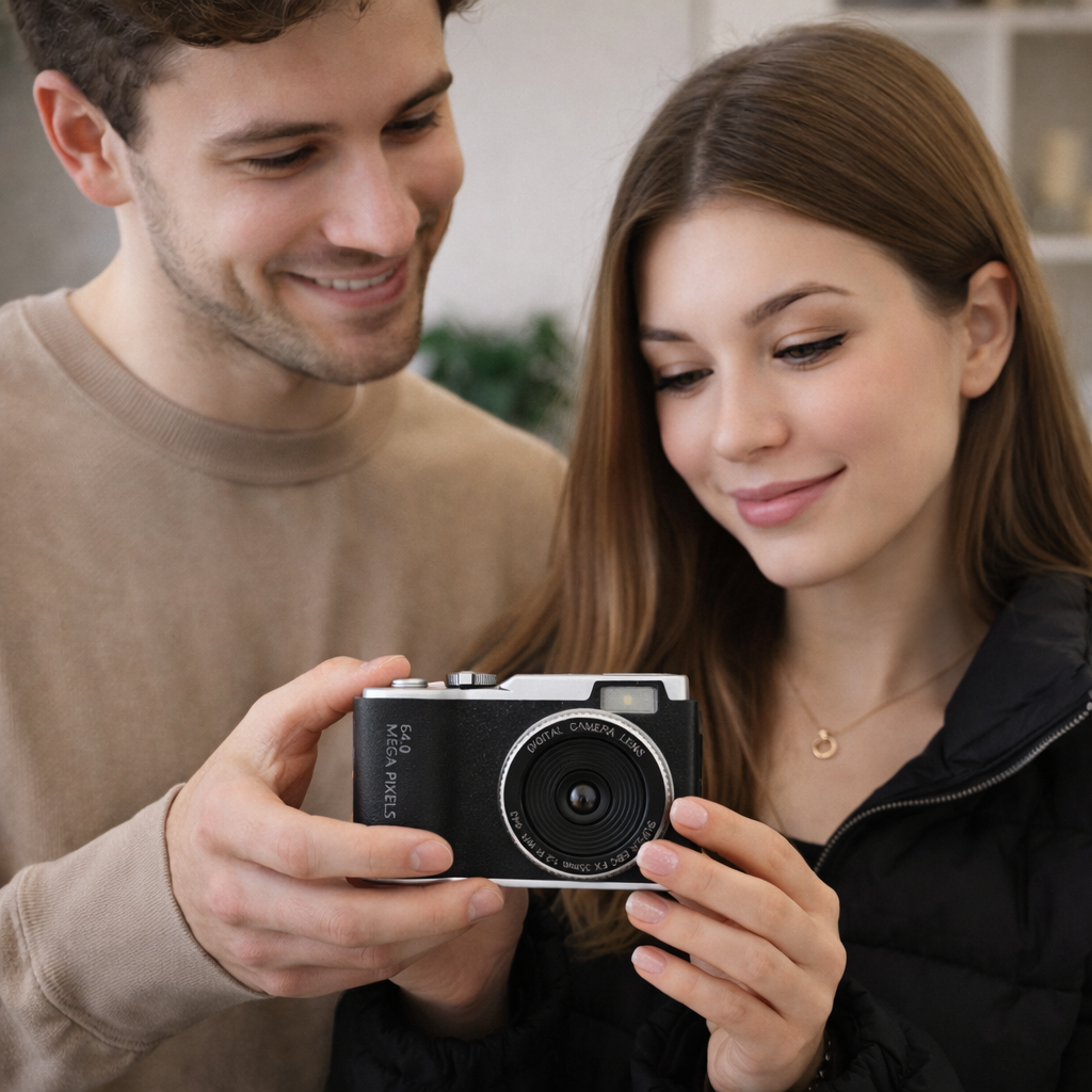 Premium Digitalni retro fotoaparat iz 2000ih - Nova Kolekcija