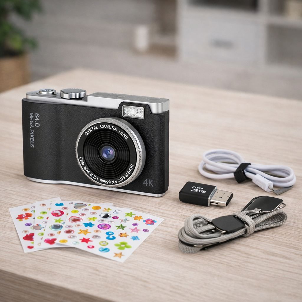 Premium Digitalni retro fotoaparat iz 2000ih - Nova Kolekcija