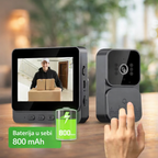 Premium Bežični video interfon bez Wi-Fi veze (1080P, noćni vid) - Nova Kolekcija