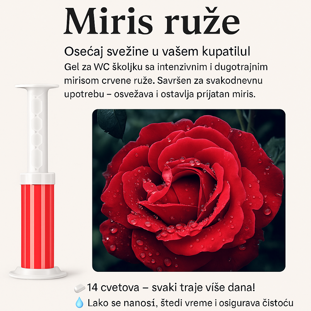 Premium Moćni Gel za Mirišljavo kupatilo - Nova Kolekcija