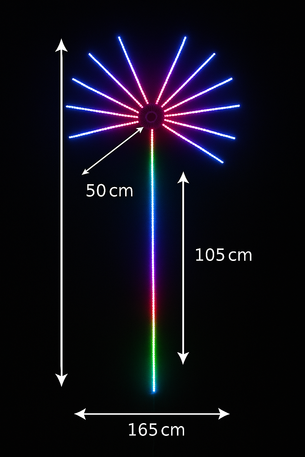 Premium Pametna RGB Vatromet Lampa - Nova Kolekcija