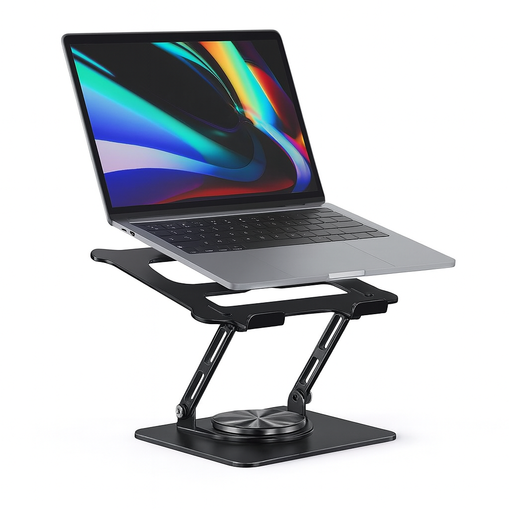 Premium Rotirajući Držač Laptopa- Crna - Nova Kolekcija