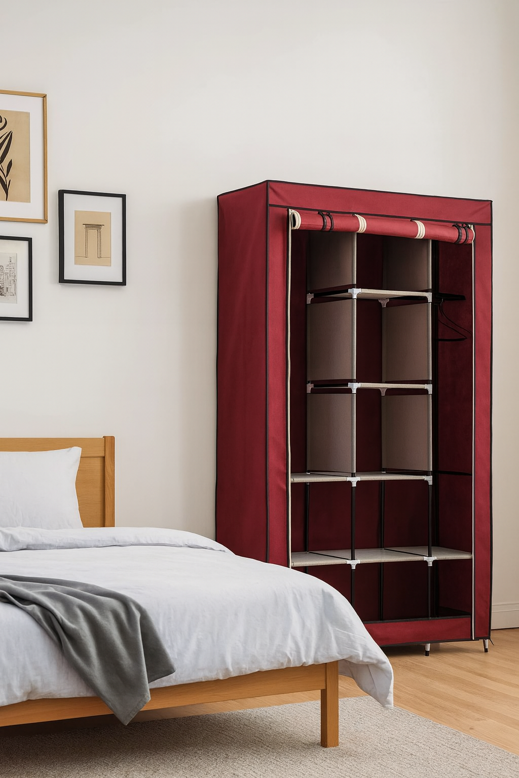 Premium Veliki Platneni Ormar – Savršen Spoj Funkcionalnosti i Elegancije - Nova Kolekcija