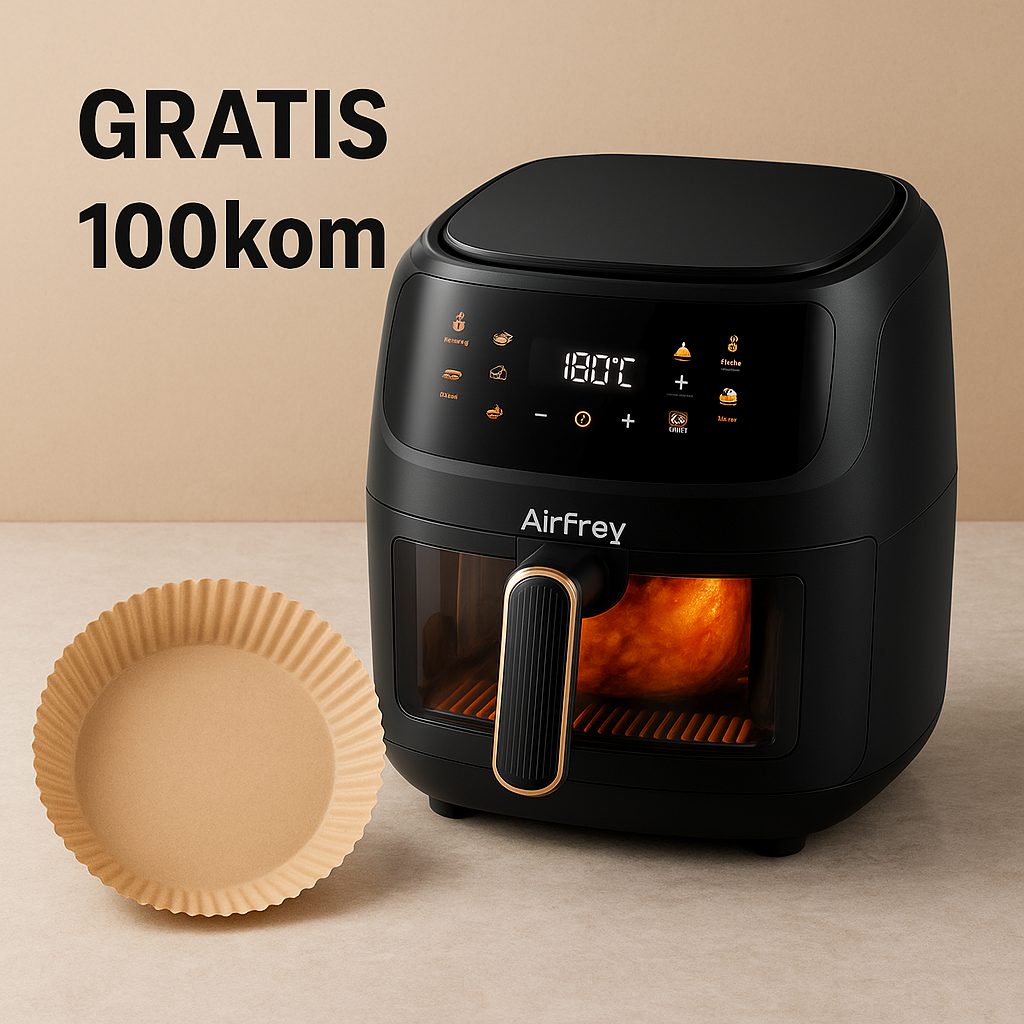 Premium Friteza na vruć vazduh Silver Crest 8L - GRATIS KESE 100KOM - Nova Kolekcija