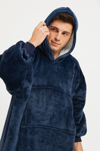 Premium Hoodie Ćebe Duks - Plavo - Nova Kolekcija