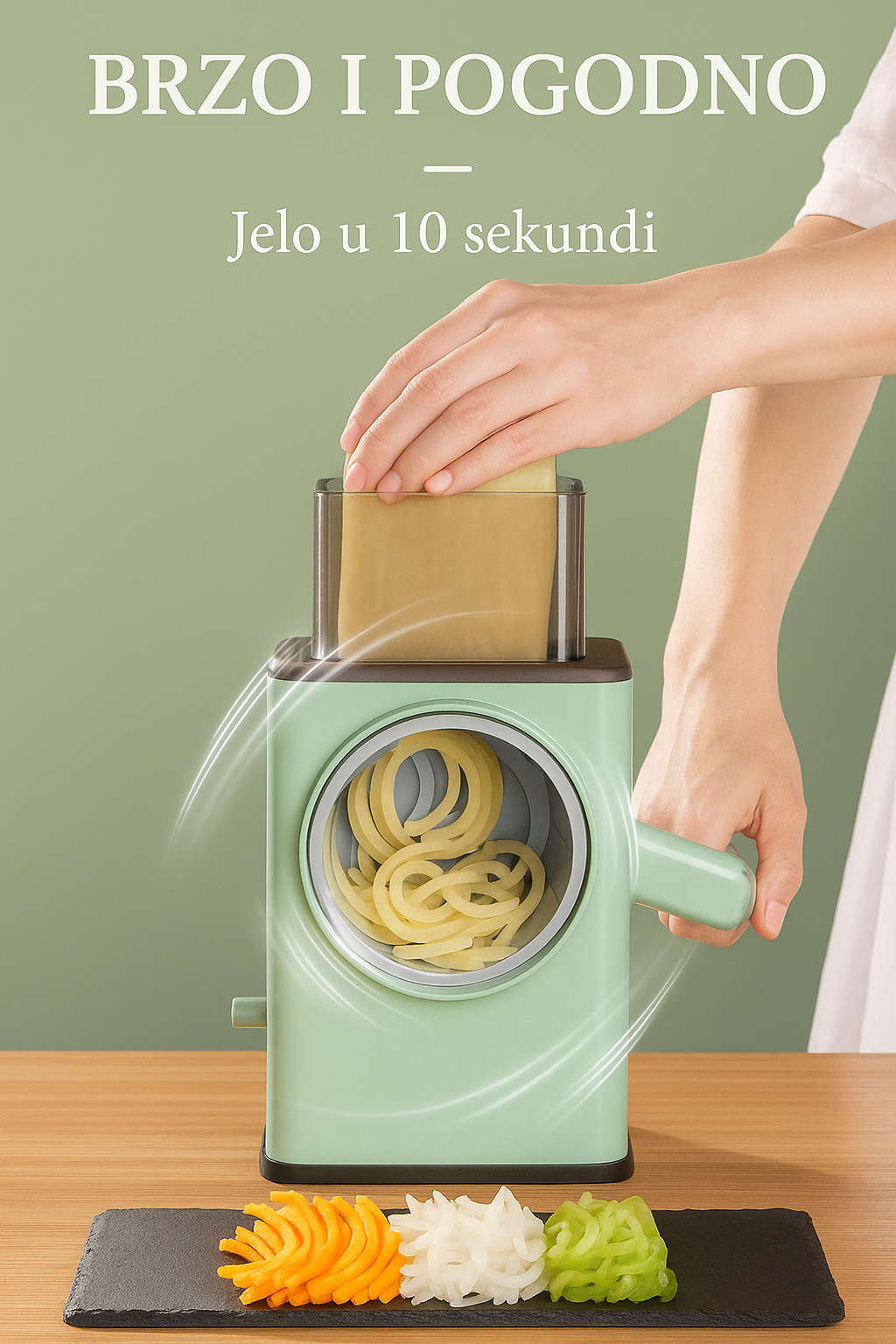 Premium Ručni secko za povrće - Nova Kolekcija