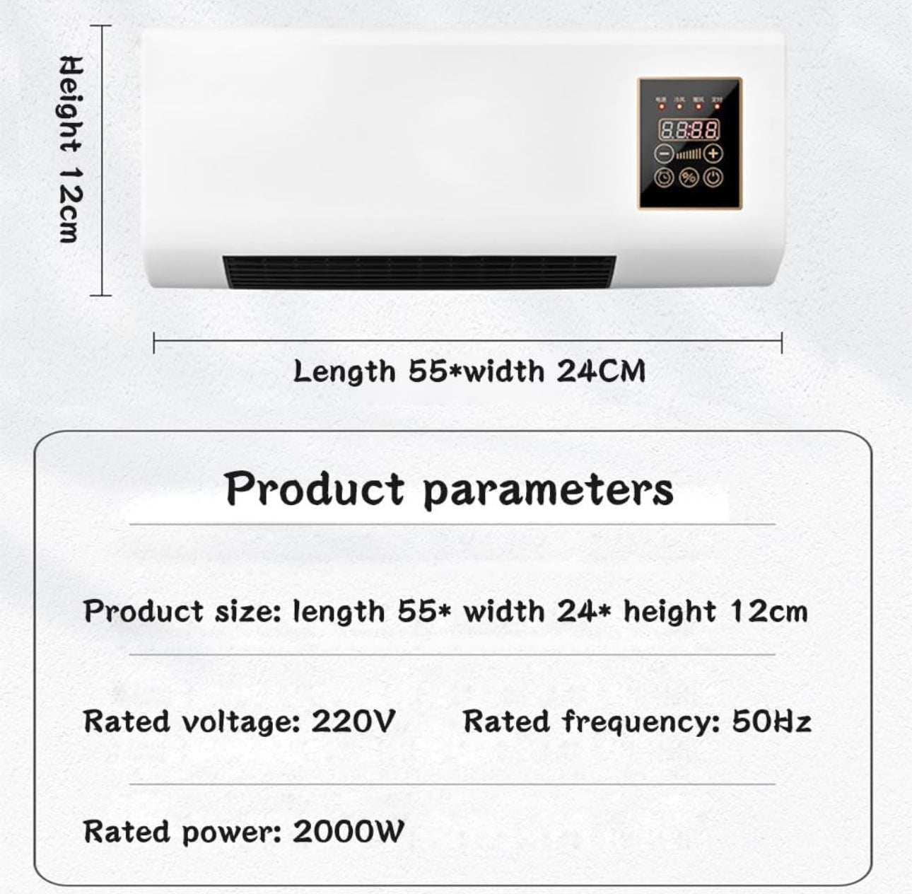 Premium 2u1 KLIMA GREJALICA (zidna i prenosiva) - Nova Kolekcija