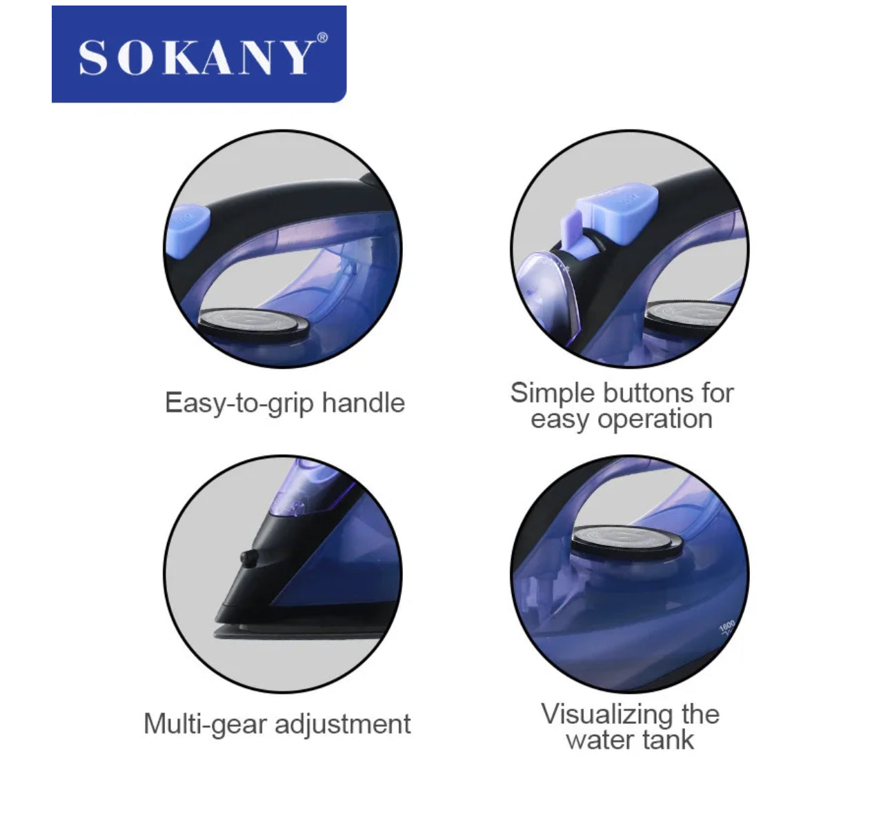 Premium SOKANY parna pegla - Nova Kolekcija