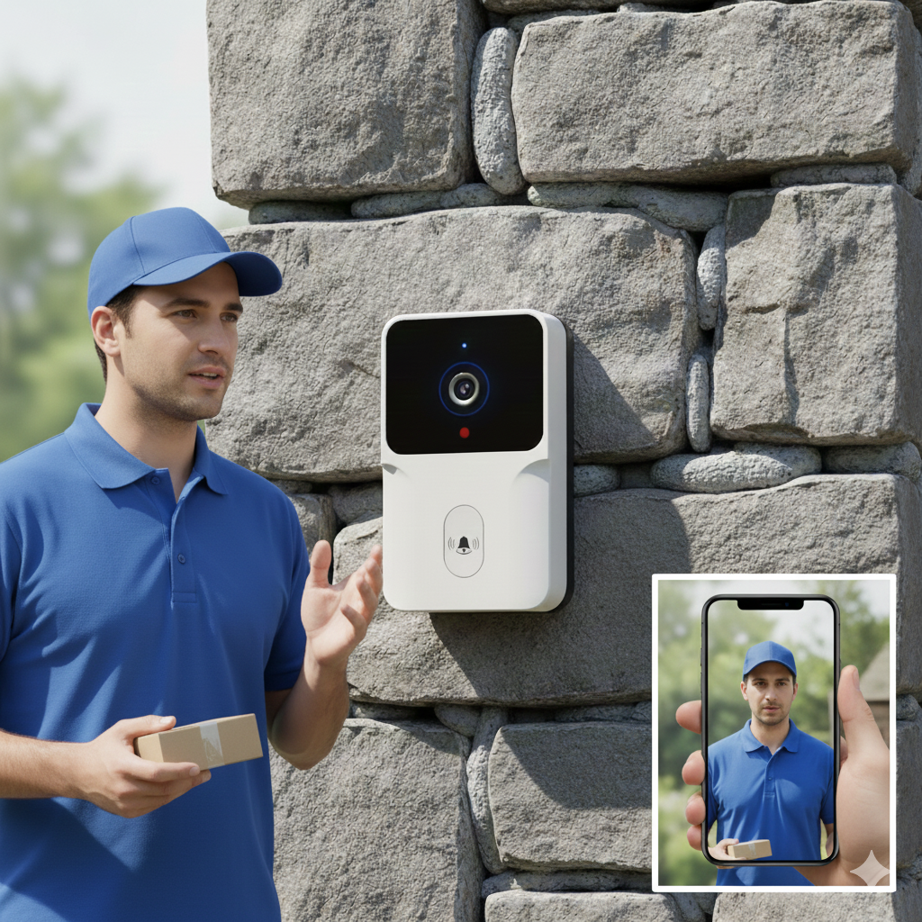 Premium Pametno Bežično Zvono Interfon- Povezivanje Aplikacije - Nova Kolekcija