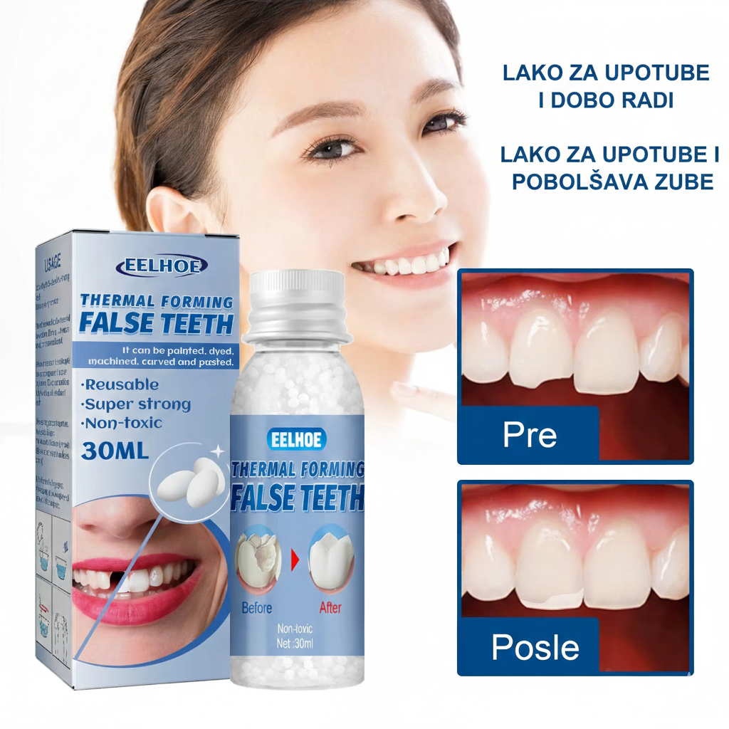 Premium Privremeni estetski zubi koji se prilagođavaju tvom osmehu - Nova Kolekcija