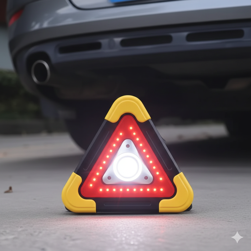 Premium 3u1 Multifunkcionalni LED Trougao – Vaša sigurnost na prvom mestu! - Nova Kolekcija
