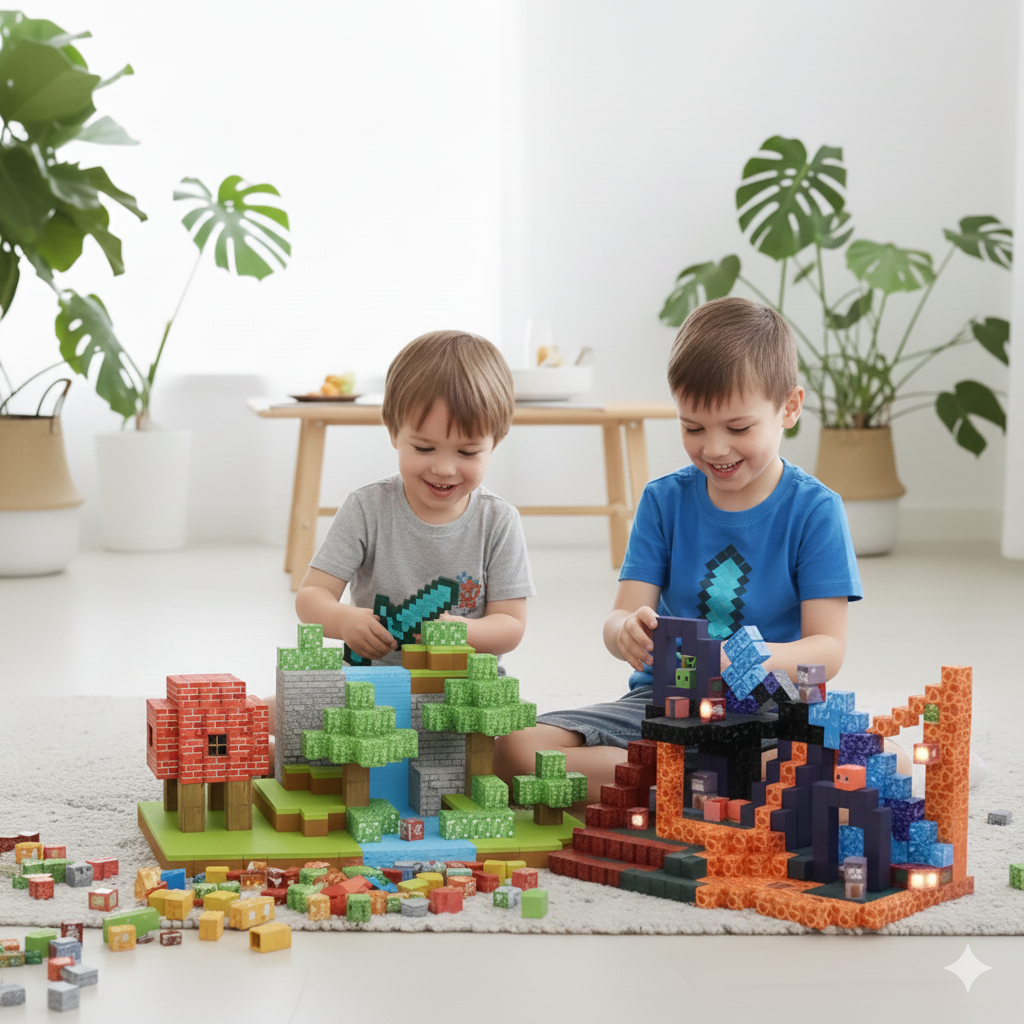 Premium Magnetne kocke Minecraft- 110 Komada - Nova Kolekcija