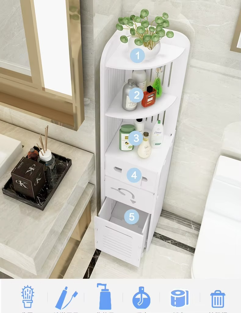 Premium Višenamenska polica za kupatilo - Ugaona - Nova Kolekcija