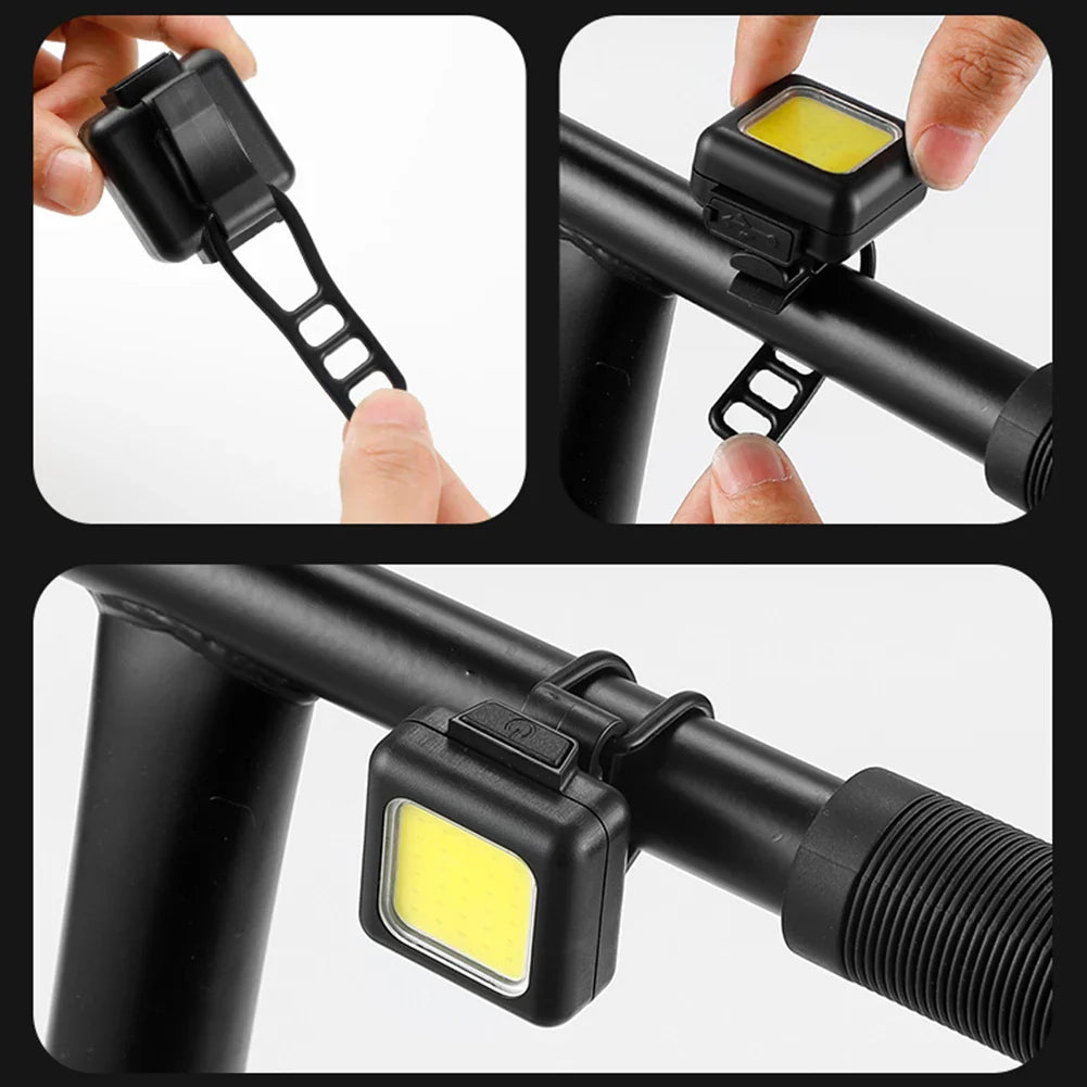 Premium 🚴‍♂️ USB LED biciklistička lampa – Sigurna vožnja u svakoj situaciji 2kom u pakovanju - Nova Kolekcija