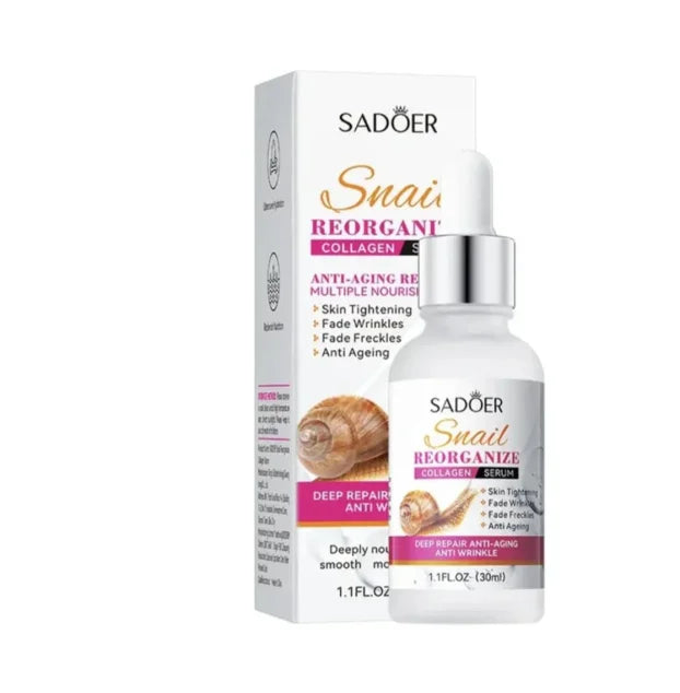 Premium ✨ SADOER Kolagen Serum protiv starenja sa puževom sluzi 🐌💧 - Nova Kolekcija