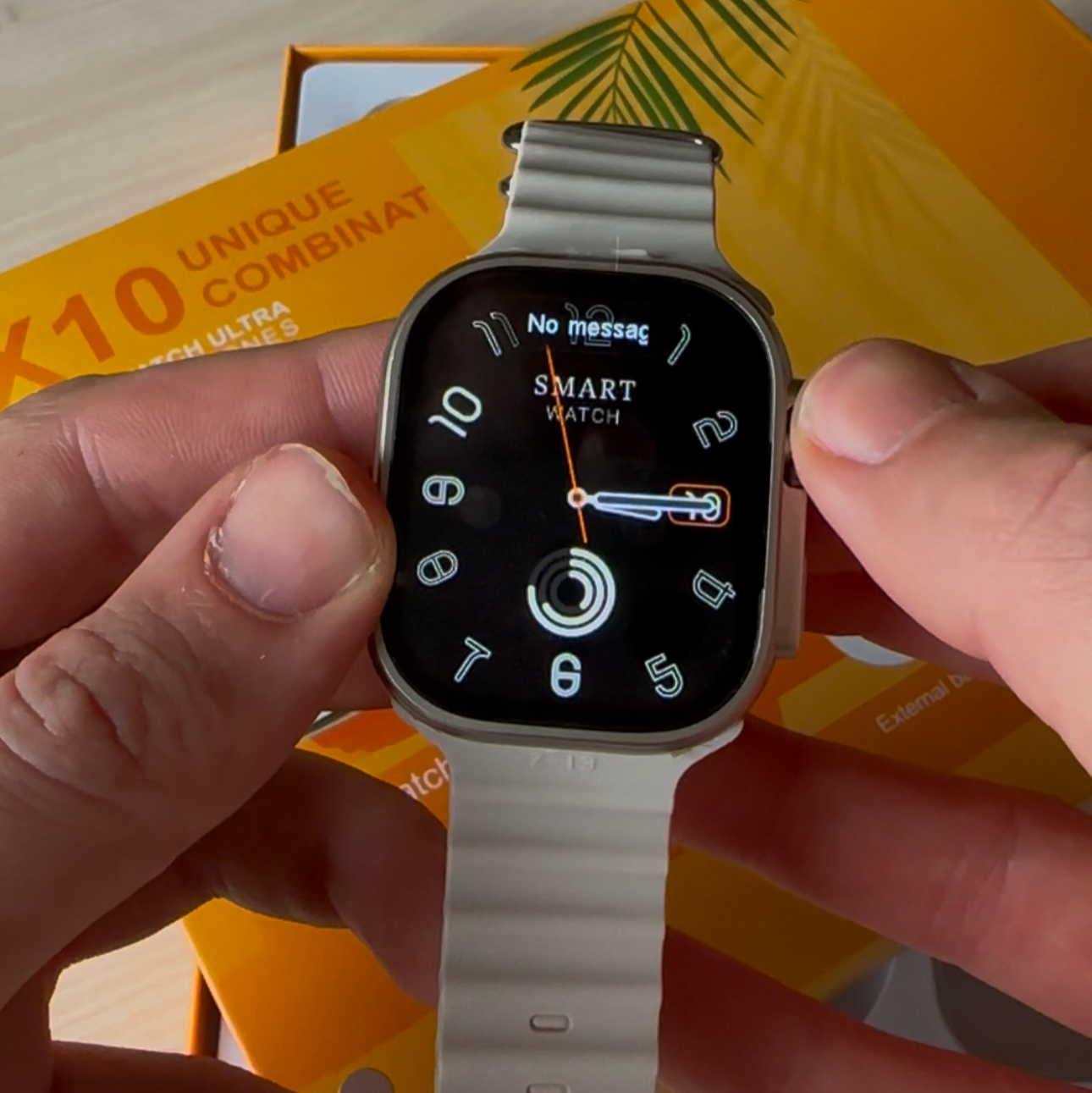 Premium X10 ULTRA (pametni sat, bluetooth slušalice, bluethooth punjač, eksterna baterija, punjač i kabl) - Nova Kolekcija
