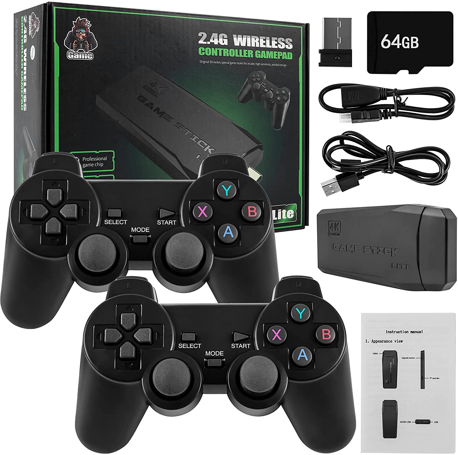 Premium 4K Ultra Gamestick Sa 2 Džojstika i 10.000 Igrica - Nova Kolekcija
