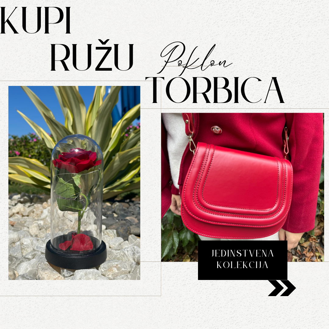 Premium Kupi Ružu i izaberi Torbicu - Nova Kolekcija