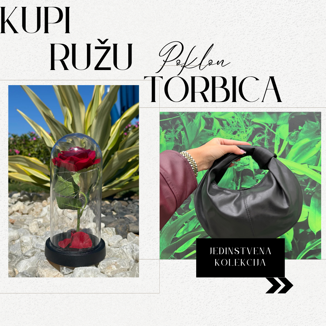 Premium Kupi Ružu i izaberi Torbicu - Nova Kolekcija