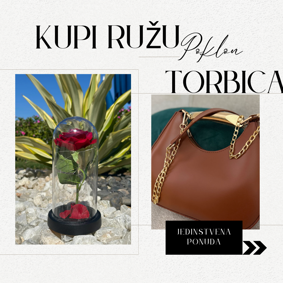 Premium Kupi Ružu i izaberi Torbicu - Nova Kolekcija