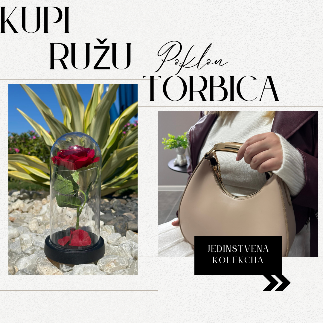 Premium Kupi Ružu i izaberi Torbicu - Nova Kolekcija