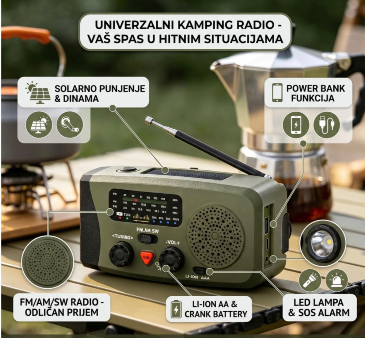 Solarni kamp radio