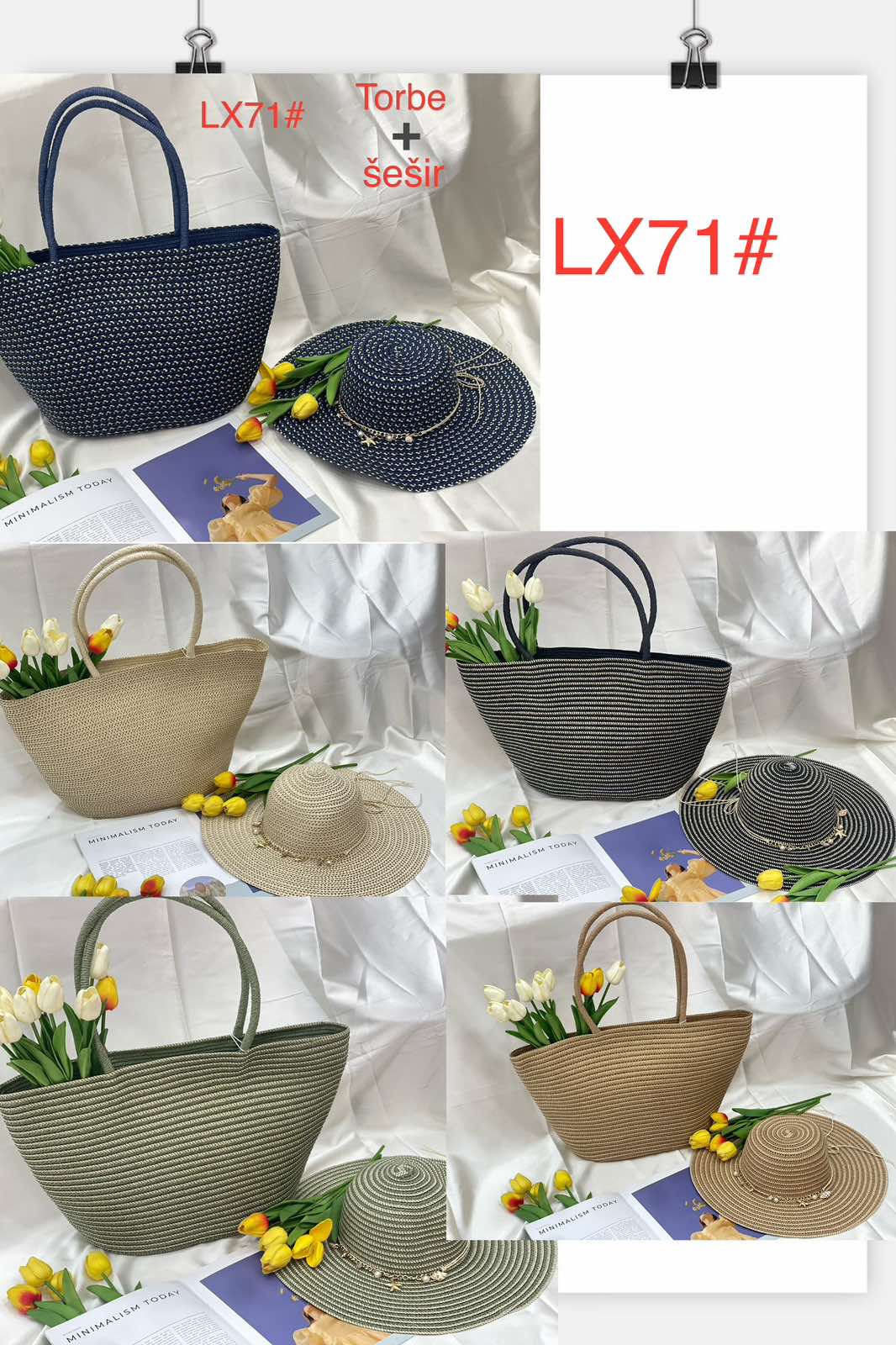 Set torba i šešir