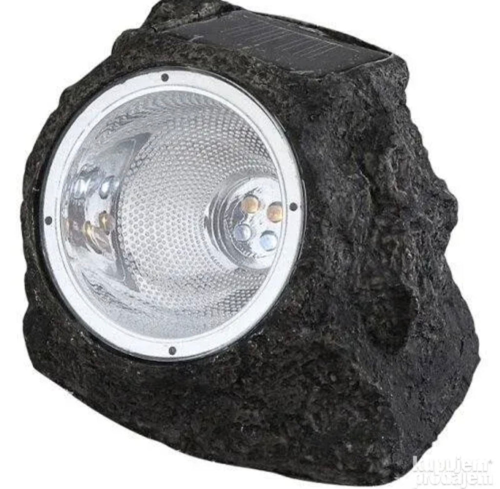 Solarna lampa u obliku kamena