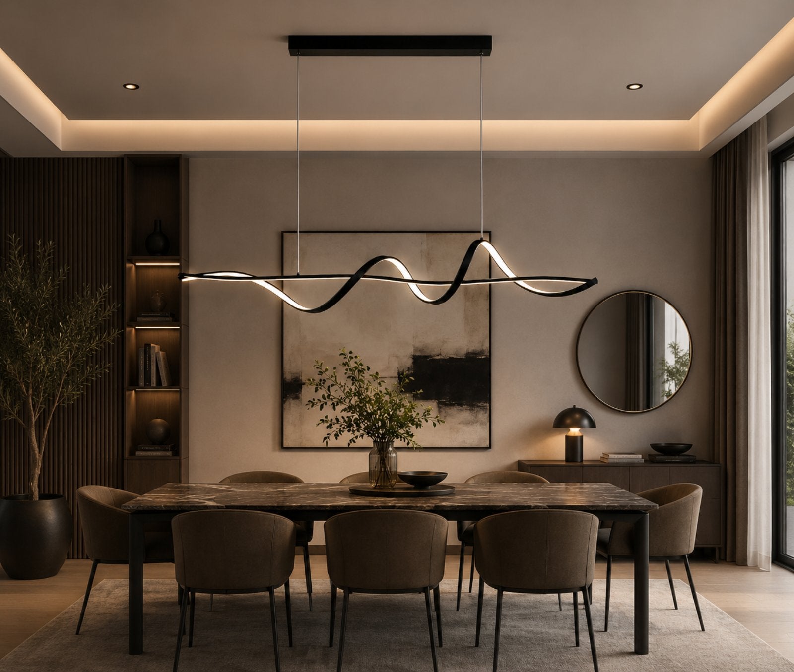 Led viseći luster