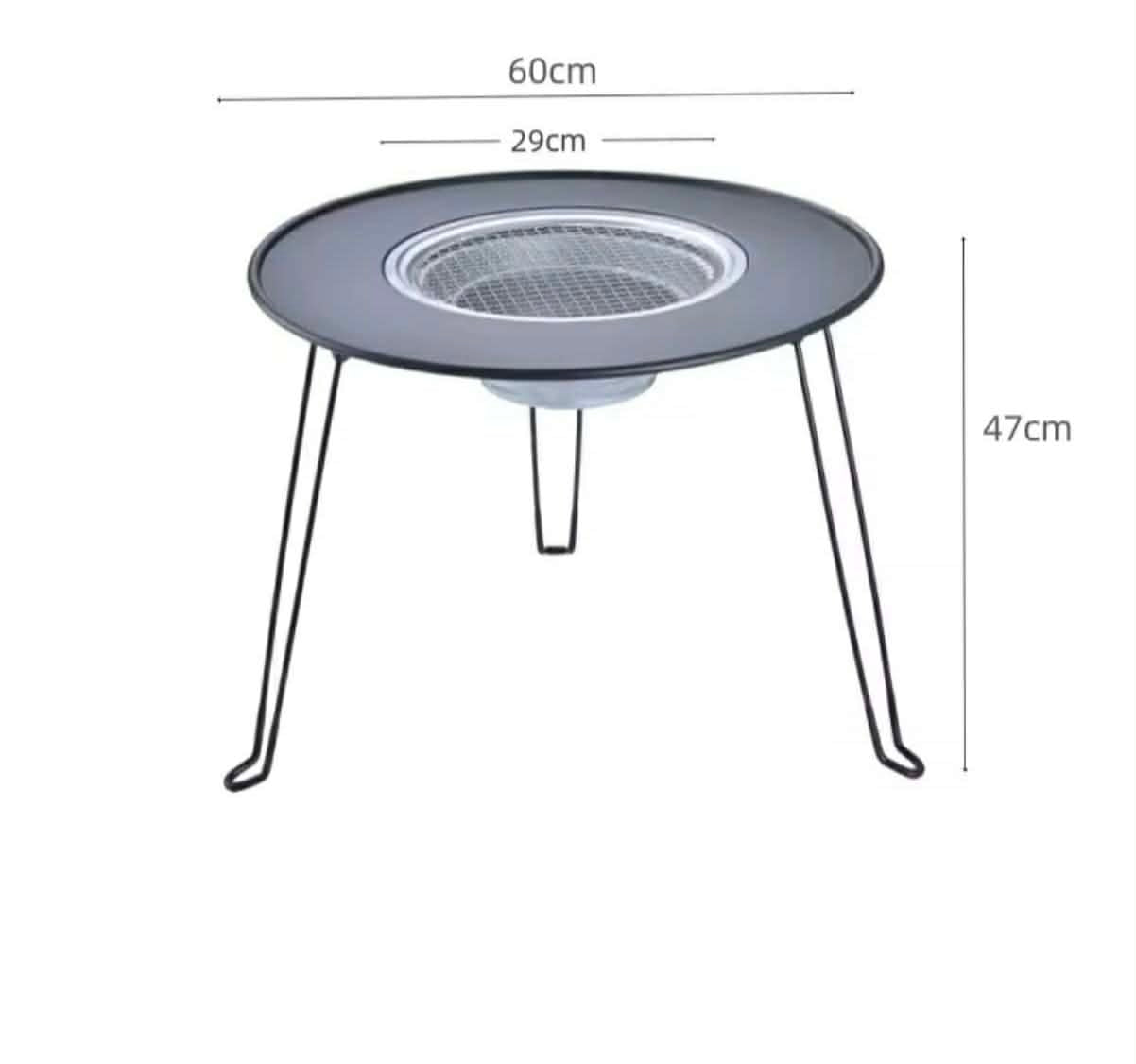 Sto sa ugrađenim roštiljem