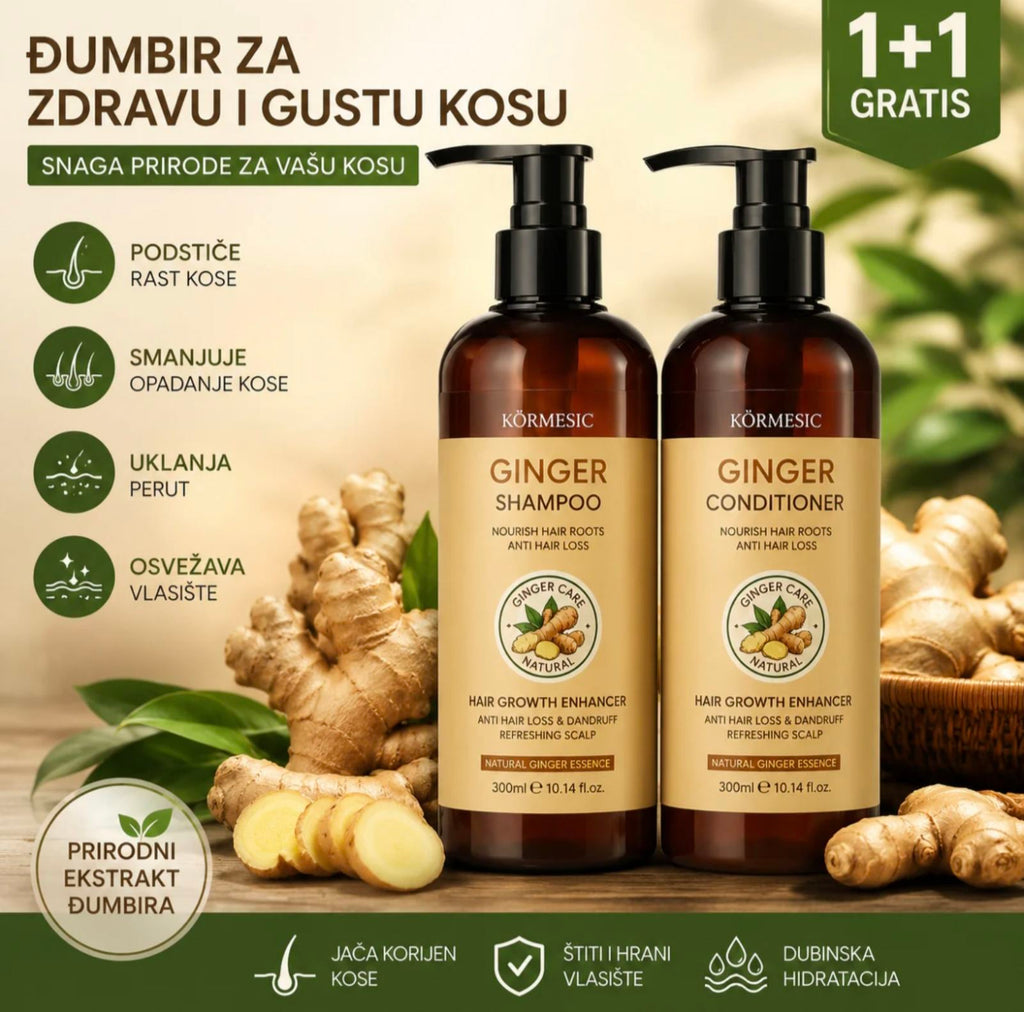 Šampon sa đumbirom 1+1 gratis