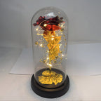 Premium ZLATNA RUŽA U STAKLU - Nova Kolekcija